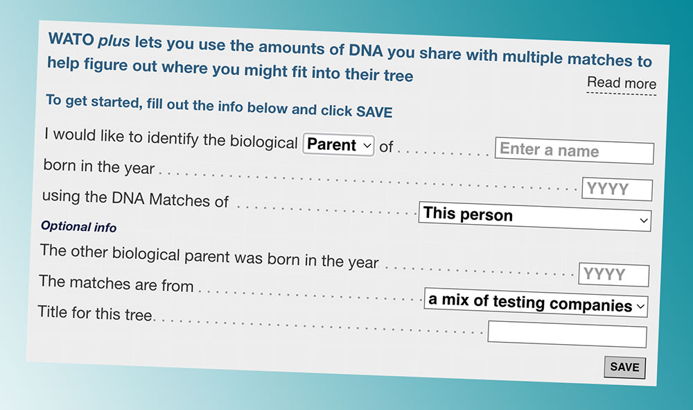 The new WATO structured research question form